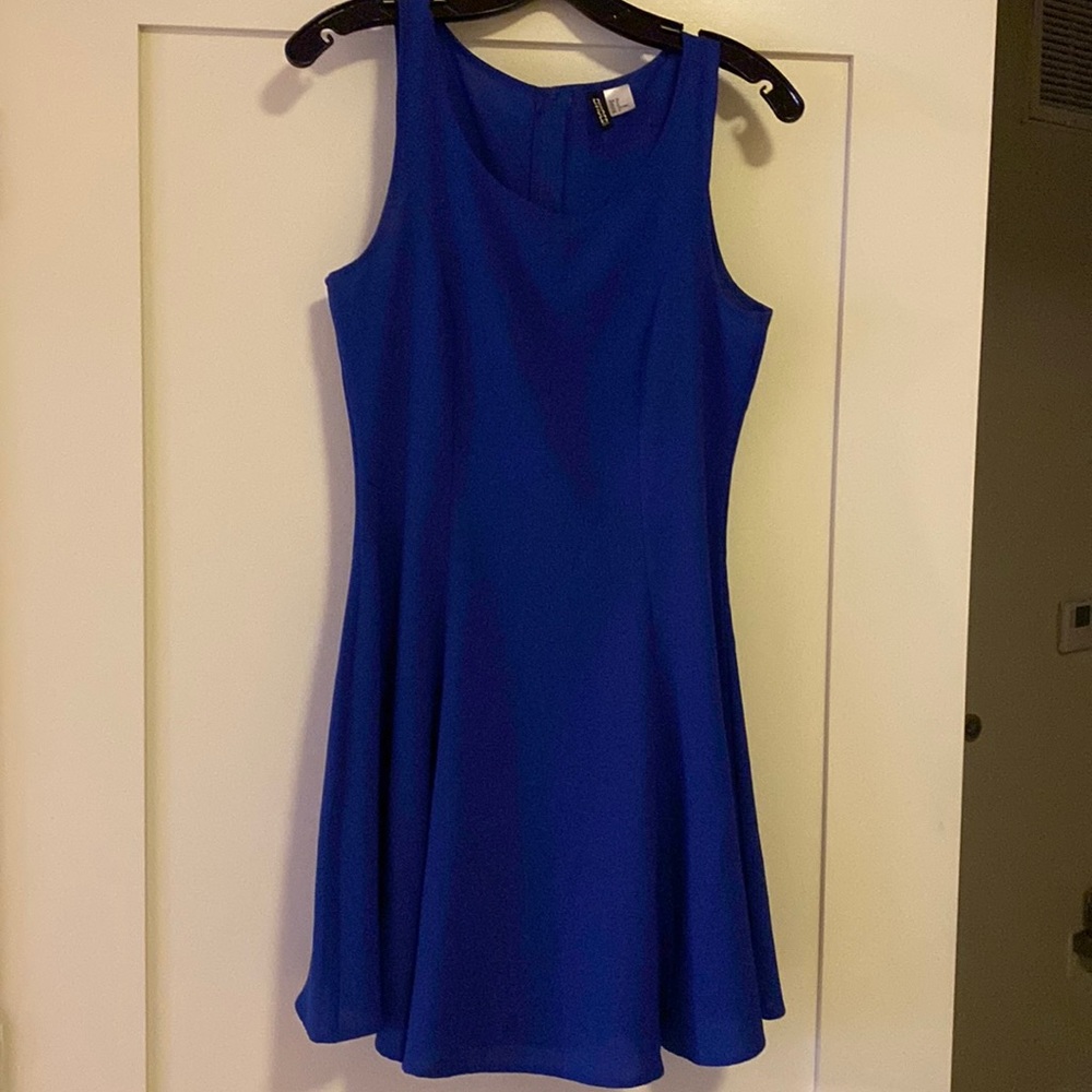 Blue Skater Dress